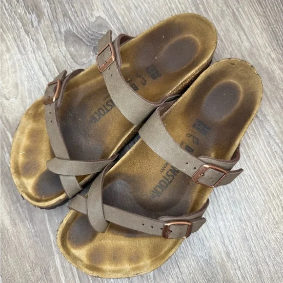 Birkenstock Mayari Mocha Women’s Size 38/7 - Picture 2 of 8